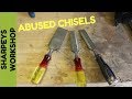 Sharpening my chisels with stanley kit