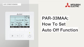 PAR 33MAA How to set Auto Off function