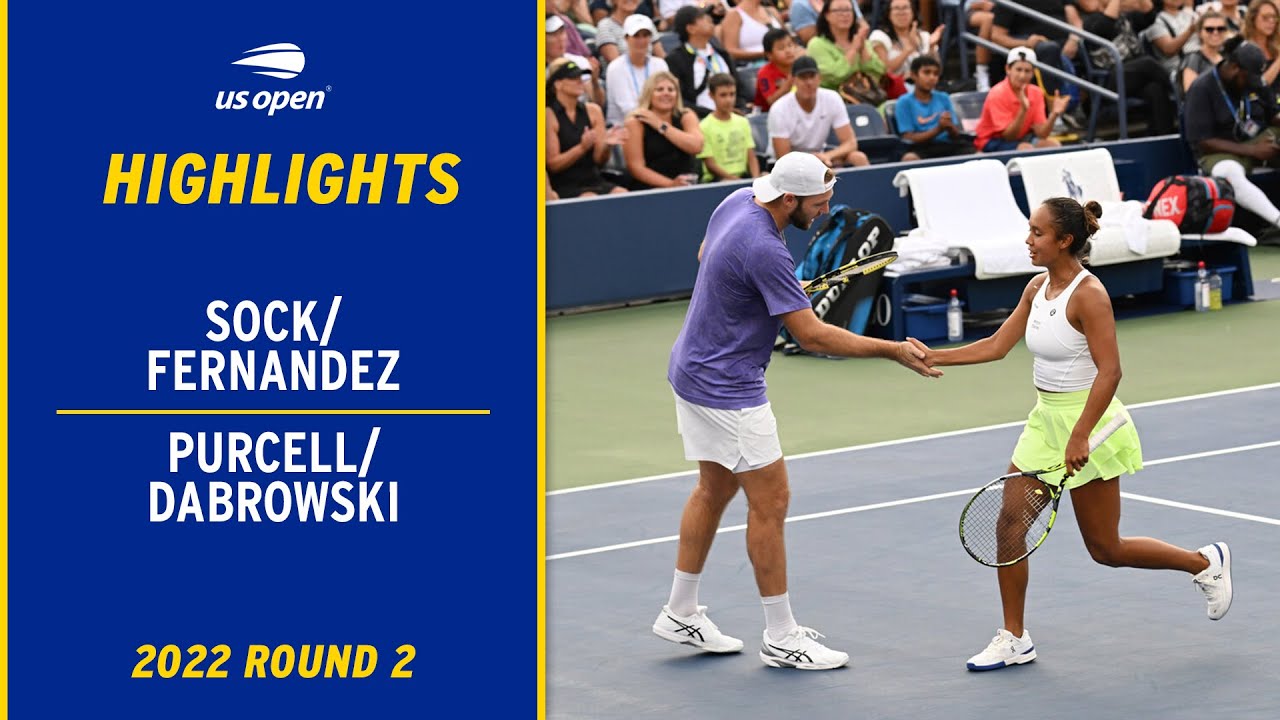 Sock/Fernandez vs. Purcell/Dabrowski Highlights | 2022 US Open Round 2