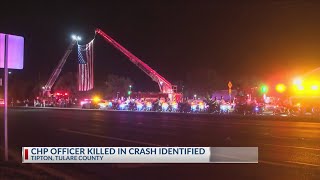 CHP officer killed in crash identified