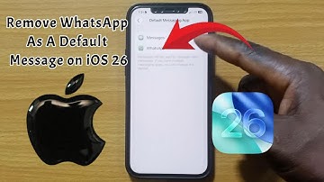 How to Remove WhatsApp As A Default Message on iOS 26 #ios26
