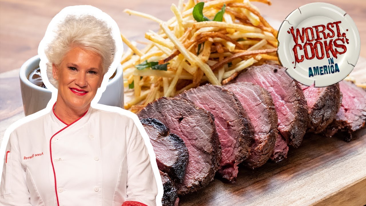 How to Make Filet Mignon with Anne Burrell | Worst Cooks in America | Food Network