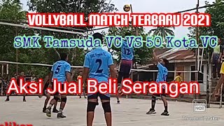 Vollyball match Terbaru 2021|| SMK Tamsuda VC VS 50 Kota VC Set-1