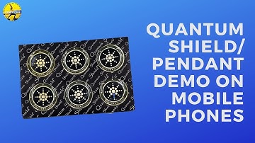 Mobile Phone Test with Quantum Shield and Quantum Pendant | Hashtag HealThy