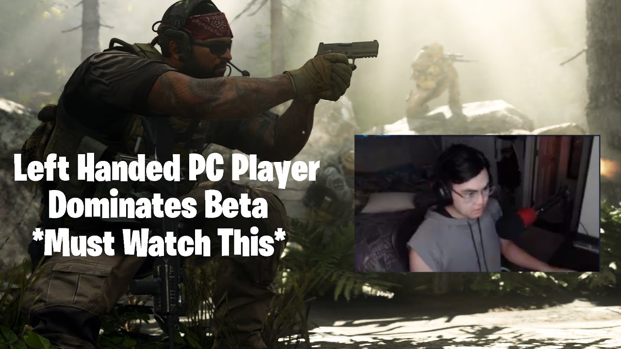 Left Handed PC Player Dominates | Call of Duty: Modern Warfare Beta