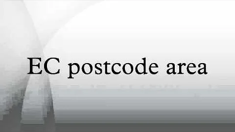EC postcode area