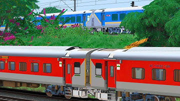 TRAINS PARLLEL ARRIVAL IN RAILWAY STATION | BUMPY RAILROAD | Train Simulator | Railwork | NTG GAMING