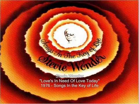 Stevie Wonder ~ Love's In Need Of Love Today