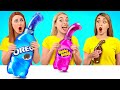 تحدي لوحة كبيرة أو متوسطة أو صغيرة | تحديات مضحكة Multi DO Food Challenge