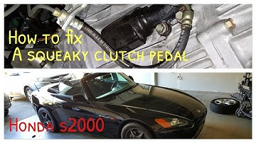 How to fix a squeaky clutch pedal