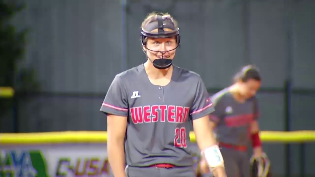 2017 C USA Softball Championship Game 3 Out of Baseline ??? YouTube