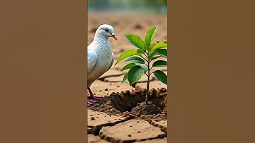 The pigeon makes a nest on the grape tree and the parrot also makes a nest 😭#ai #pigeon #parrot