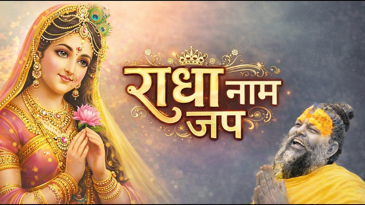 राधा नाम जप 🌸 – प्रेमानंद जी महाराज के मुख से शांति का अमृत 🕊️✨