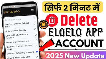 eloelo account delete kaise kare|how to delete eloelo id|eloelo ki id delete kaise kare|prince dubey