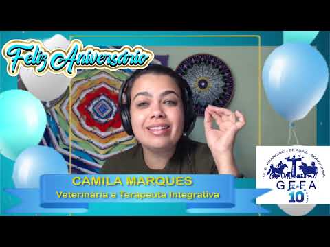 Assista: GEFA 10 anos - Mensagem de CAMILA MARQUES (09/09/2023)