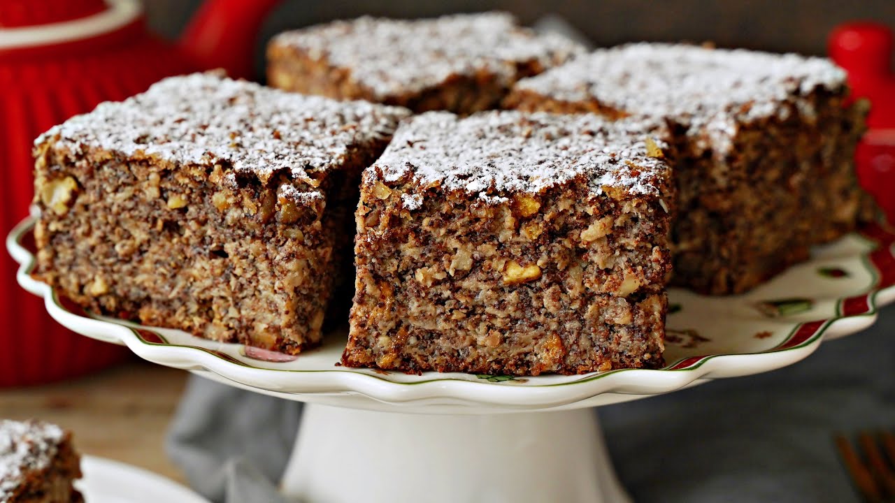 Obłędny Prosty Makowiec z Jabłkami – #przepis – Mała Cukierenka