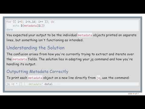 How to Parse JSON and Iterate Objects Using jq