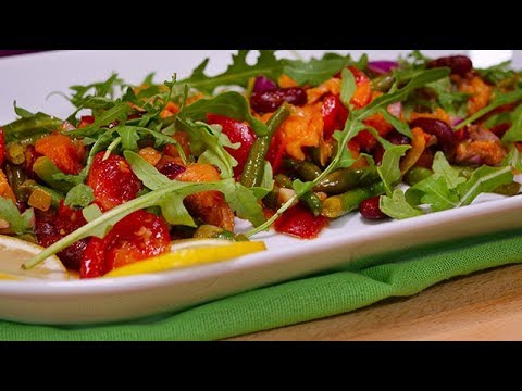 Video: Salată De Legume De Somon