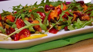 Salată de legume cu somon