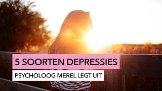 De 5 verschillende soorten depressies Resimi