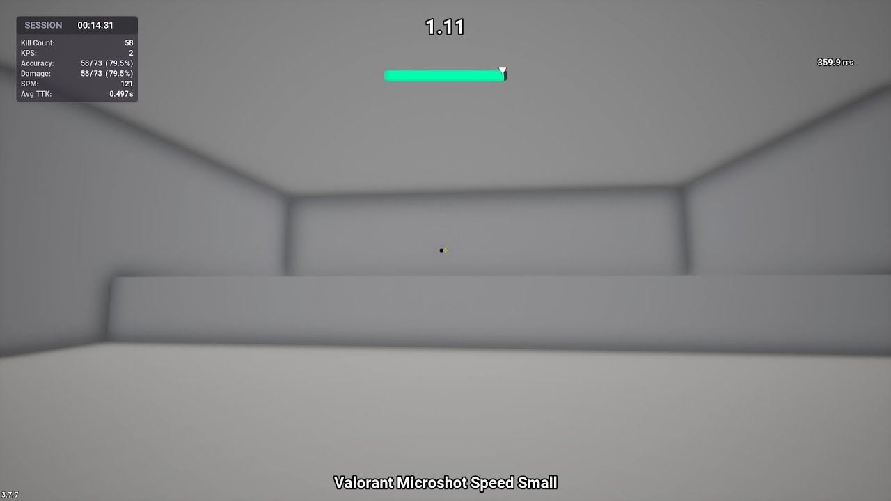 Valorant Microshot Speed Small 61 - Top 250 - R3ALM