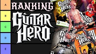 Ranking Guitar Hero (Tier List)