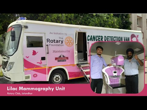 Mammograms on the move with Lilac Mammography Unit