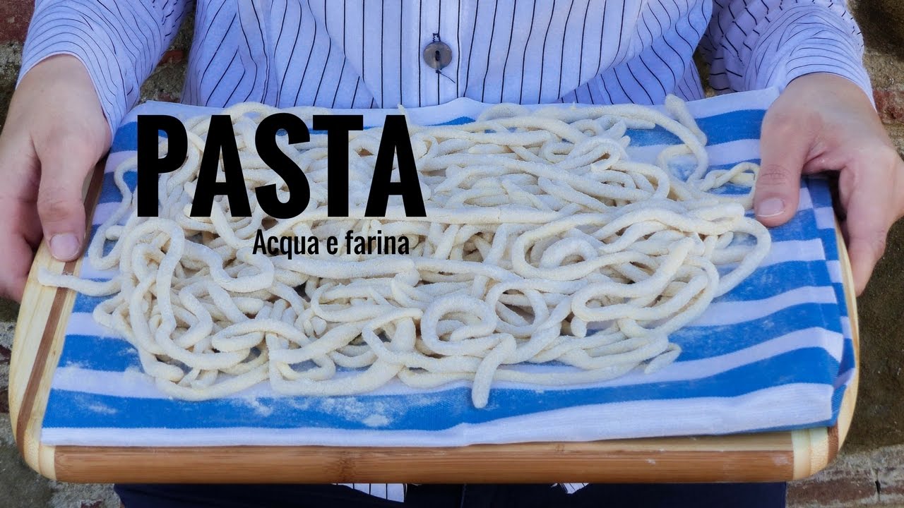 PASTA ACQUA E FARINA : Pici , lombrichelli, longarucci , ciriole - RICETTE  DI GABRI Kitchen Brasita - YouTube