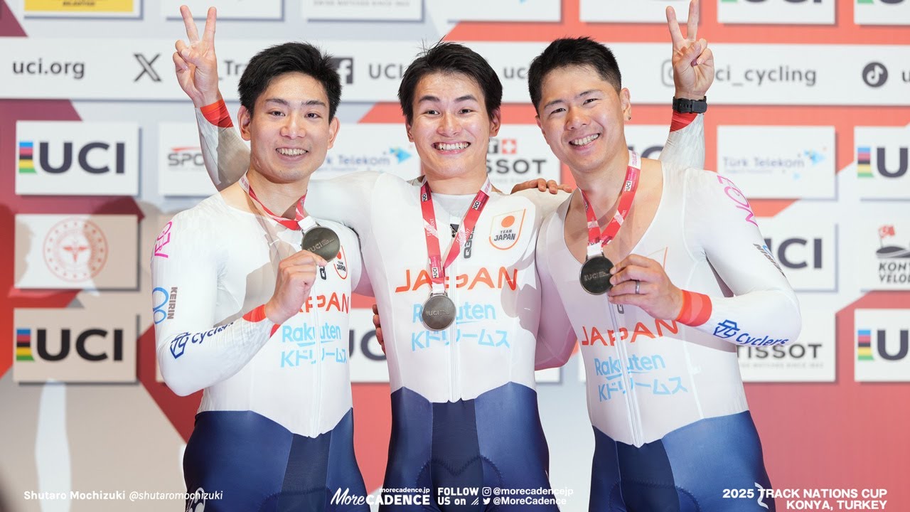 銀メダル&日本新を記録 男子チームスプリント／2025ネーションズカップ