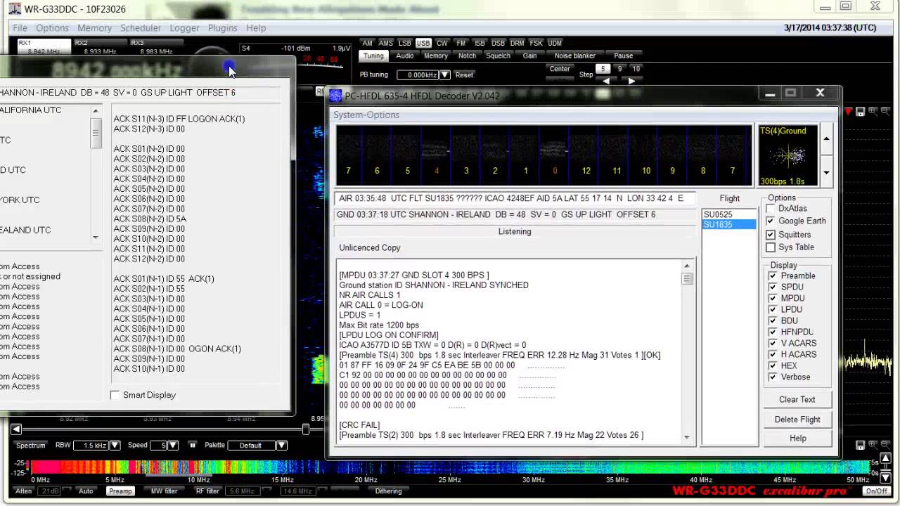 ACARS Demo HF ACARS Malaysian Flight 370 - YouTube