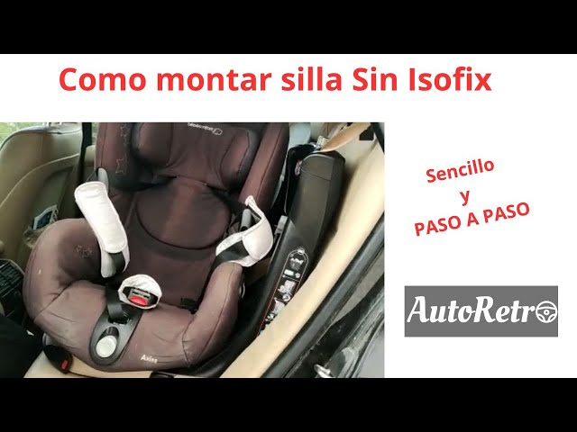 silla coche sin isofix