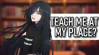Goth Needs Some Extra Tutoring 💋 Roleplay to ASMR Kissing Sounds