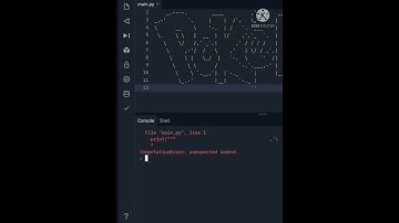 Printing ASCII art in python without generating it | pokemon logo | easy and simple.