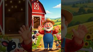 Old MacDonald Had a Farm 🐷| Fun Animal Sounds for Kids #shorts #nurseryrhymes #oldmacdonaldhadafarm