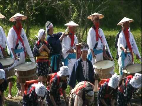 塩原の大山供養田植