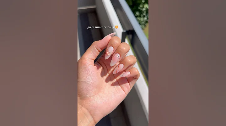 do a “girly” summer set with me | gel x nail tutorial #gelnail #gelnailtutorial #gelmanicure