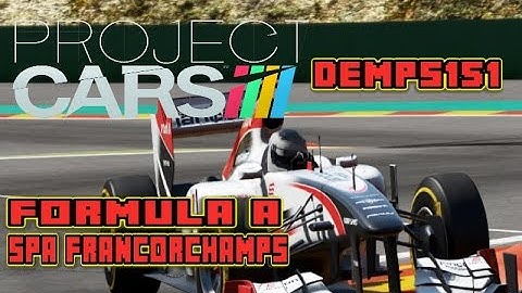 Project Cars: Spa Francorchamps: Formula A