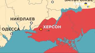 228 сутки войны: карта боевых действий