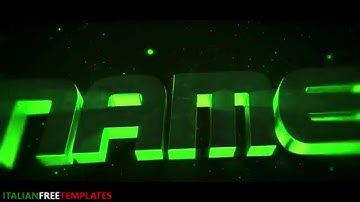 FREE Intro Template: 3D Sync Dance Text #38