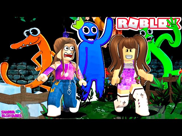 ESCAPE DA ESCOLA DO AZUL BABÃO NO ROBLOX!! (Rainbow Friends) 