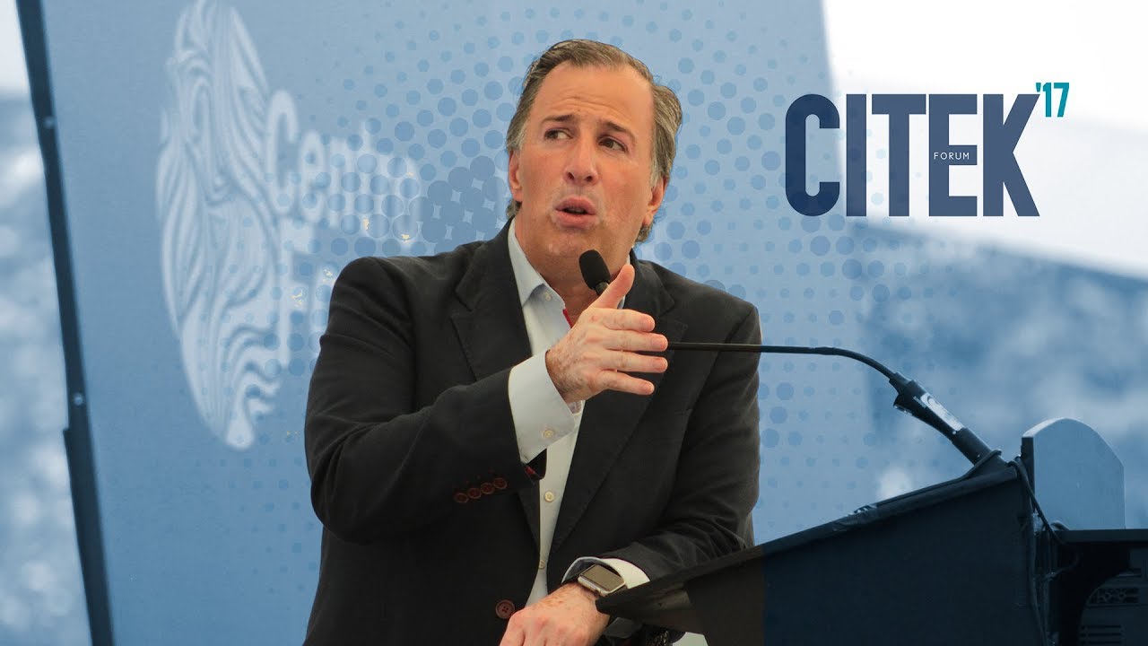 Secretario de Hacienda y Crédito Público, José Antonio Meade en CITEK Forum presidente del salvador