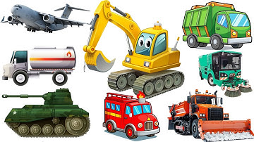 Bé Học Tên Phương Tiện Giao Thông Chuyên Dụng Bằng Tiếng Anh | Specialized Vehicles