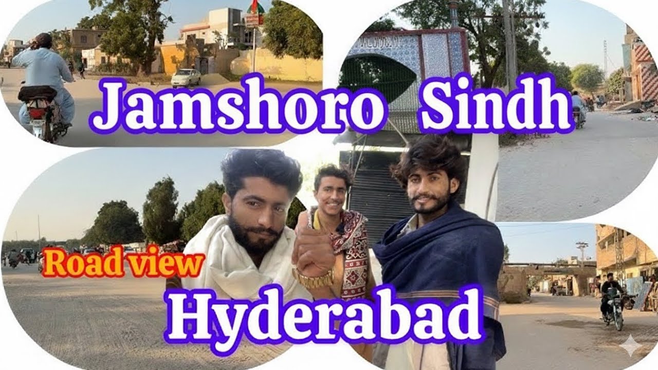 Jamshoro to Hyderabad Road View.