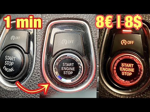 How do BMW Startknopf wechseln Diamant F20, F21, F22, F30, F31, F33, F34 Anleitung retrofit 2020 4K