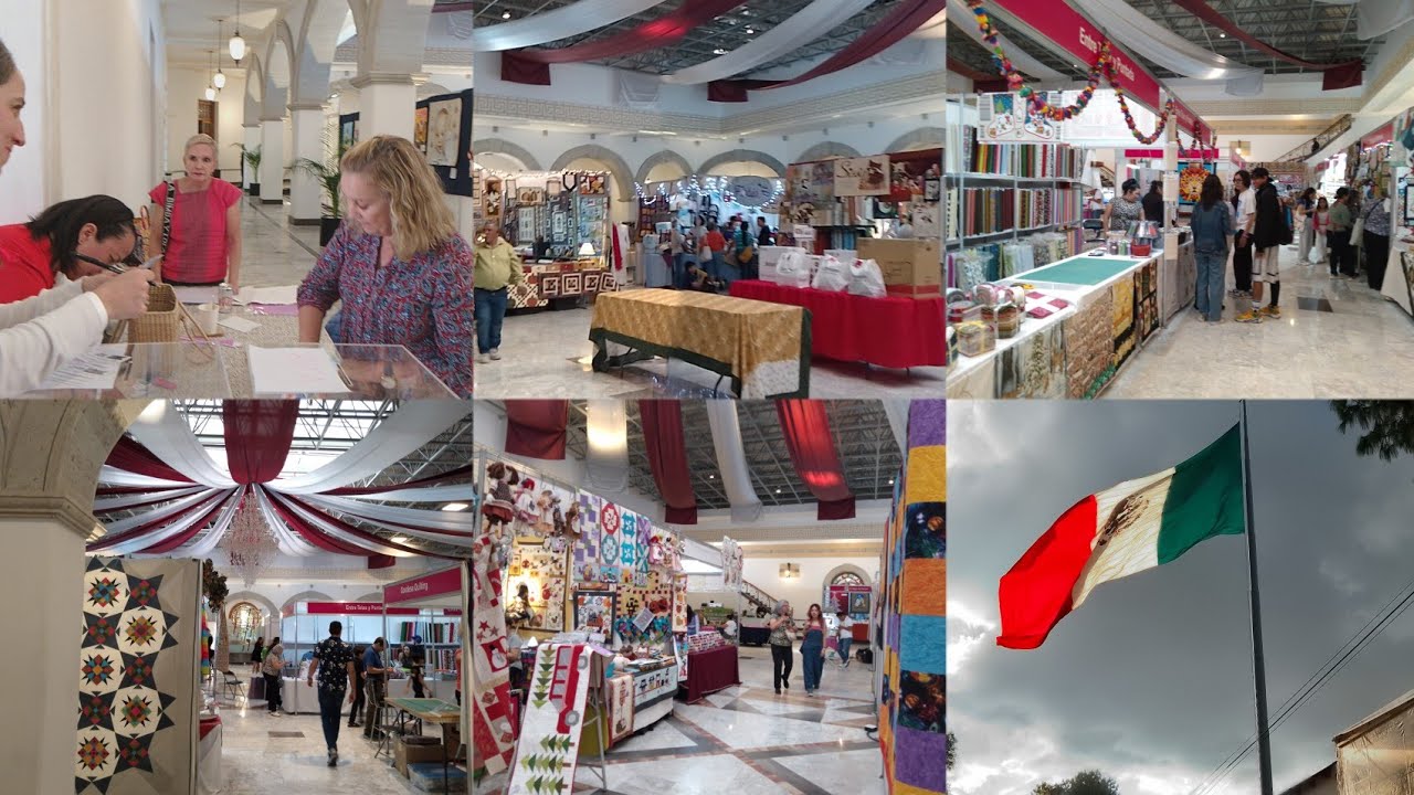 Visita a Expo Quilt México internacional Patchwork y Quilting(acolchado) 2023
