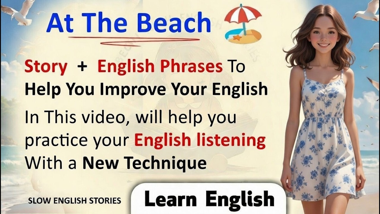 Learn English Through Story | Emily’s Secret at Crystal Bay (Slow English Stories)