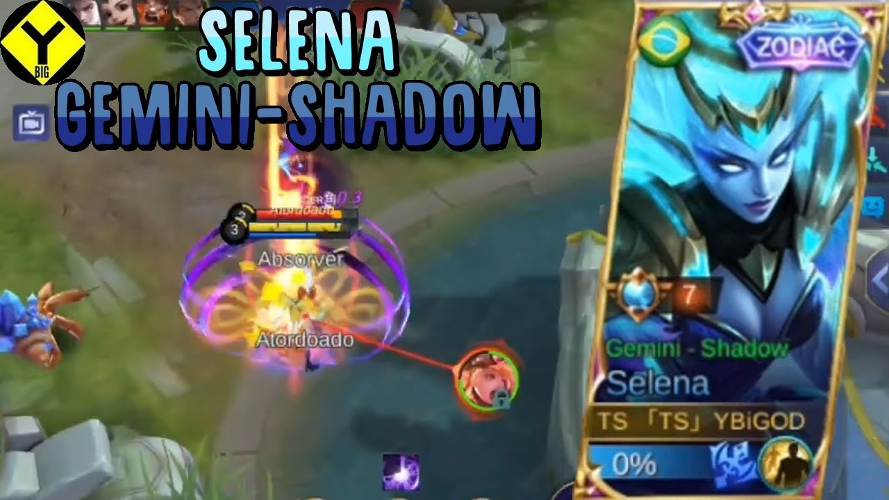 PRIMEIRA RANKED COM A SKIN DA SELENA | Mobile Legends - YouTube