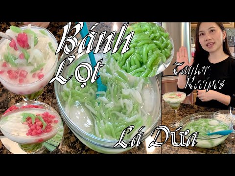 Video Bánh Lọt Lá Dứa - Cách Pha Bột Làm Bánh Lọt Lá Dứa... - youtube