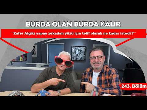 ''Zafer Algöz yapay zekadan yüzü için telif olarak ne kadar istedi ?'' | 243.Bölüm