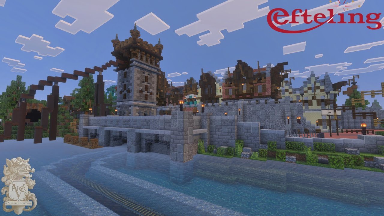 De vliegende hollander: Efteling, Minecraft rebuild (Onride) 🇳🇱 (2023 - 2025 version)